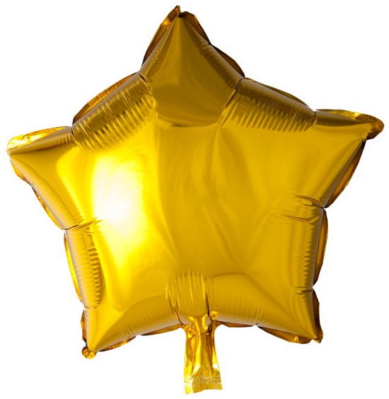 Foilballoon Star, 18'' - Balloon Clipart (650x650), Png Download