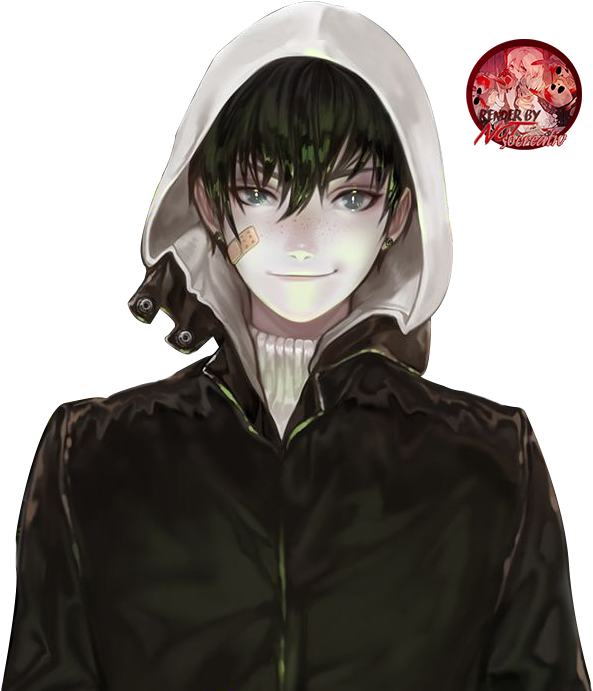 Anime Boy With Hoodie Pictures And Cliparts Download - Hoodie Anime Boy Render - Png Download (600x709), Png Download