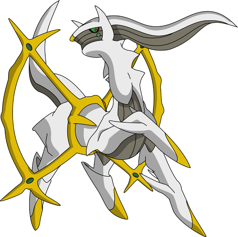Shiny Arceus - Arceus Pokemon Clipart (800x798), Png Download