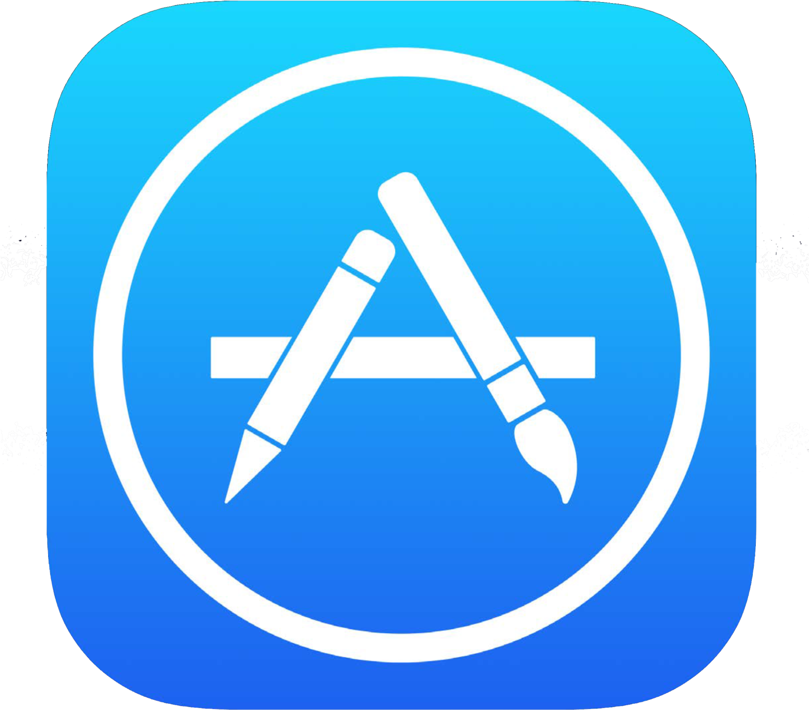 Iphone 6 App Store Icon Clipart (1581x1600), Png Download