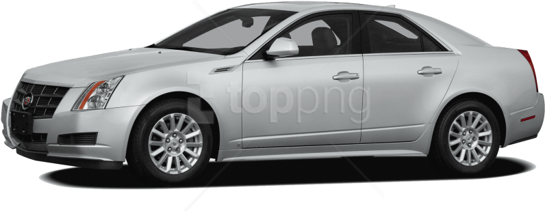 Free Cadillac Transparent Images Transparent Png Black - 2010 Cadillac Cts Sedan Clipart (850x364), Png Download