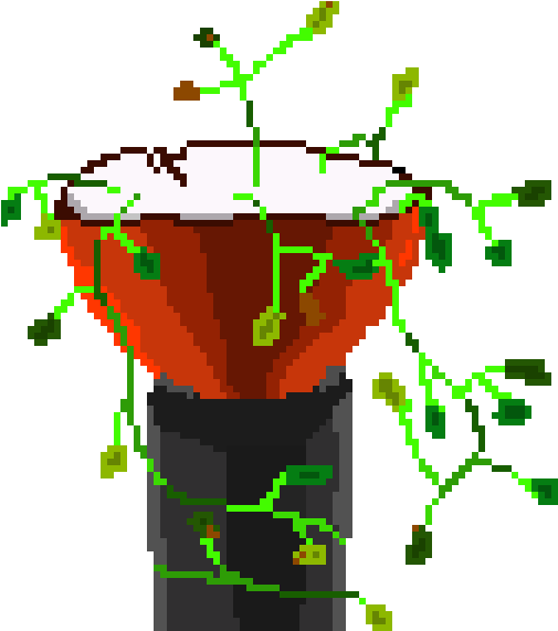 Hanging Plants - Illustration Clipart (1200x1200), Png Download