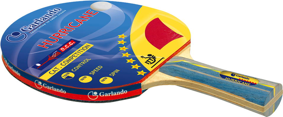 Racchetta Da Ping Pong 7 Stelle , Png Download - Garlando Hurricane Clipart (957x398), Png Download