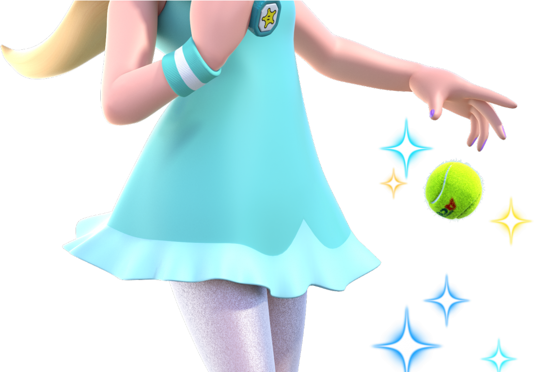 Rosalina Mario Tennis Aces Clipart (1366x768), Png Download