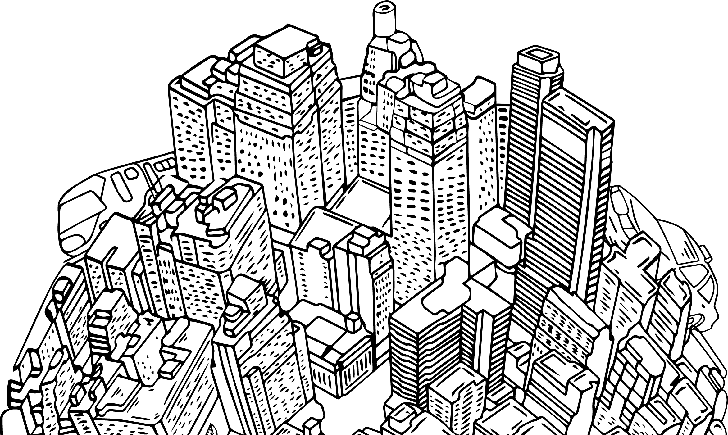 Line Art Clipart (2344x1410), Png Download