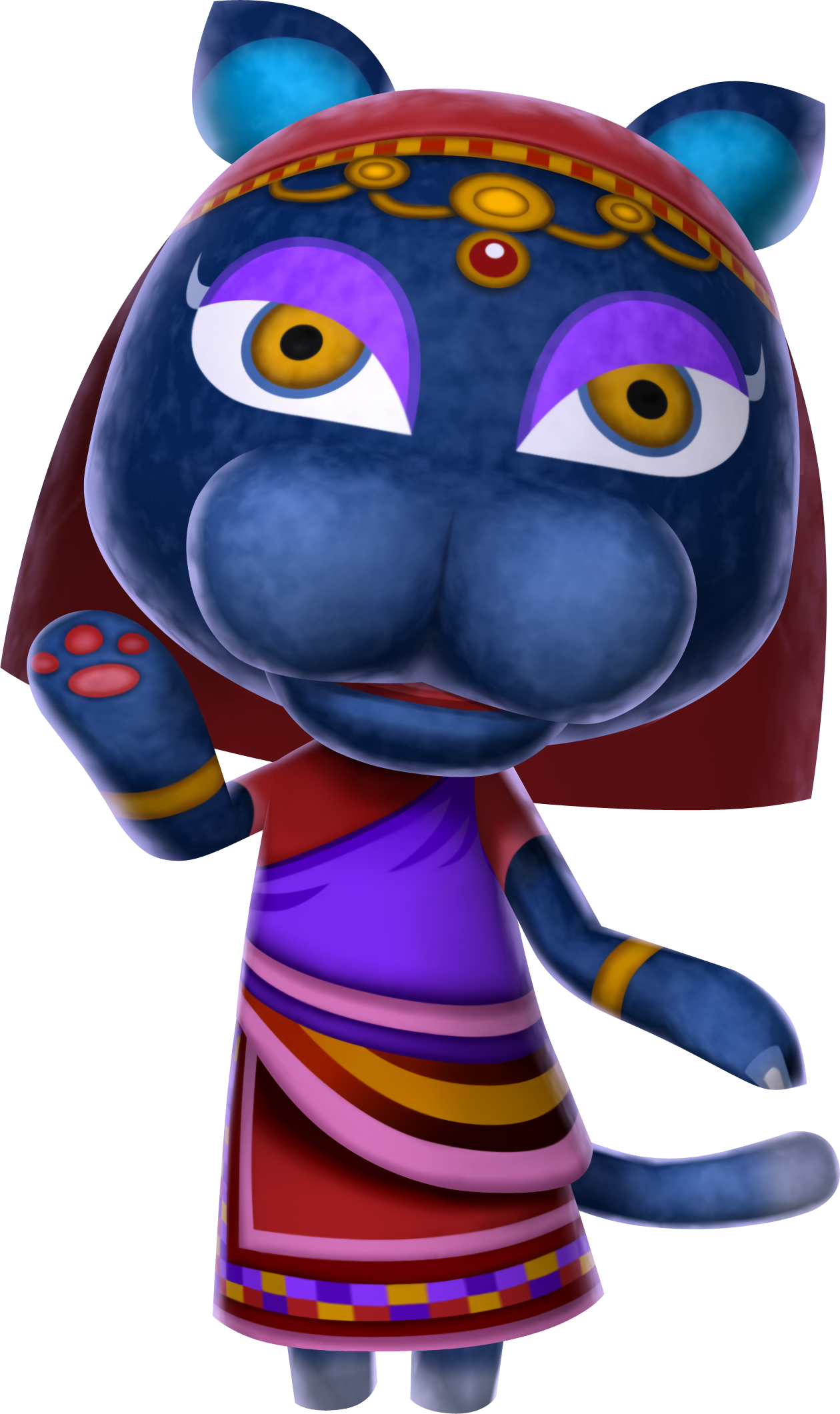 Animal Crossing Katrina Clipart (1260x2121), Png Download