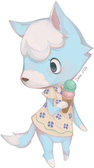 Animal Crossing Transparent Animal Crossing New Leaf - Acnl Skye Clipart (500x716), Png Download