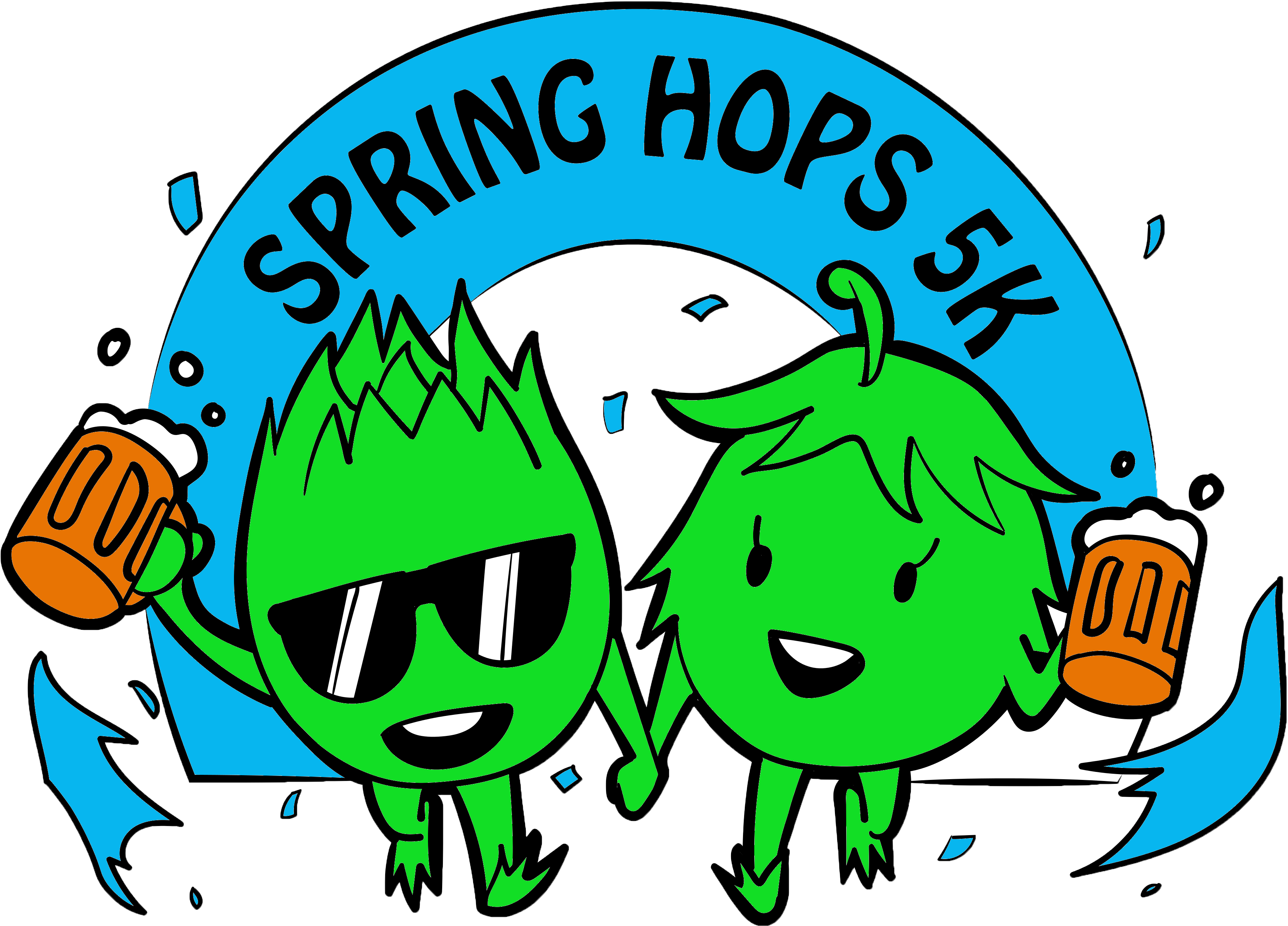 Spring Hops 5k Howard County Striders Clipart (3943x2629), Png Download