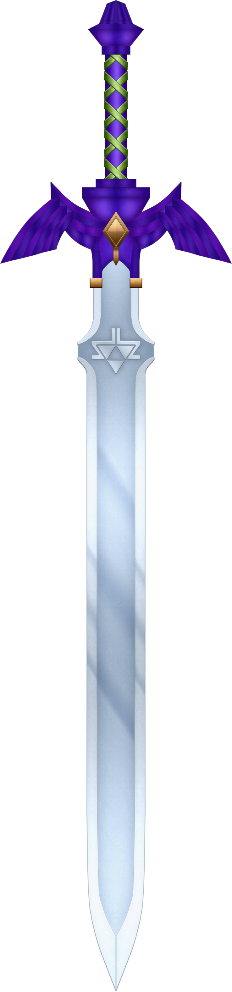 Ss Master Sword - Master Sword Botw Png Clipart (738x3154), Png Download