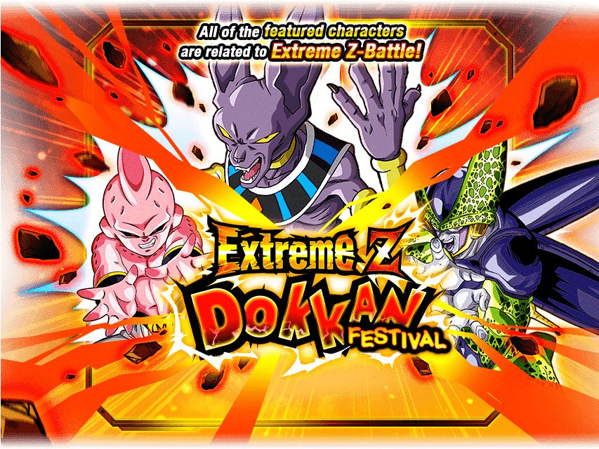 Extreme Z Dokkan Festival [beerus] - Dragon Ball Z Dokkan Battle Clipart (852x650), Png Download