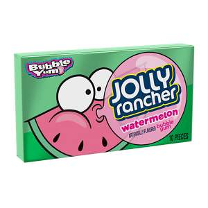 Bubble Yum Gum, Jolly Rancher Watermelon Flavor, 10 - Guava Clipart (300x300), Png Download
