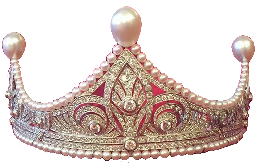 #pearls #pearl #crown #cute #aesthetic #pngs #png #lovely - Tiara Clipart (640x640), Png Download