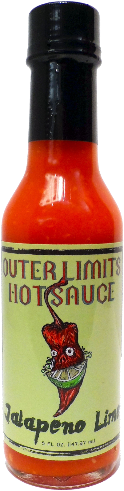 Our Zesty Jalapeno Lime Hot Sauce Is One Of Our Milder - Glass Bottle Clipart (498x1616), Png Download