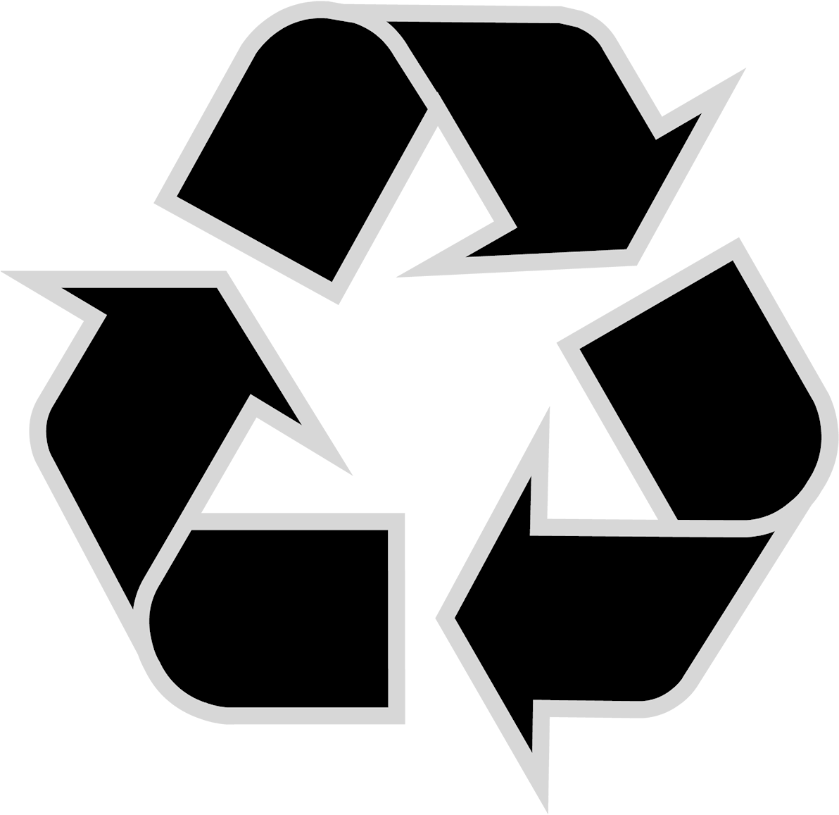 Recycle Logo Vector Png - Vector Recyclable Logo Png Clipart (1200x1171), Png Download