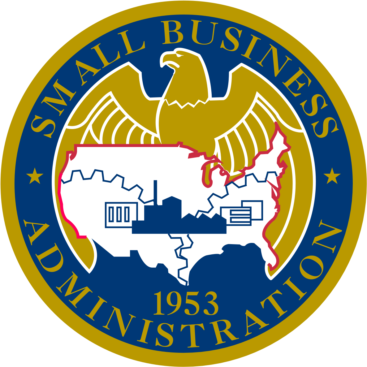 Small Business Administration Seal - Us Small Business Administration Logo Clipart (1200x1200), Png Download