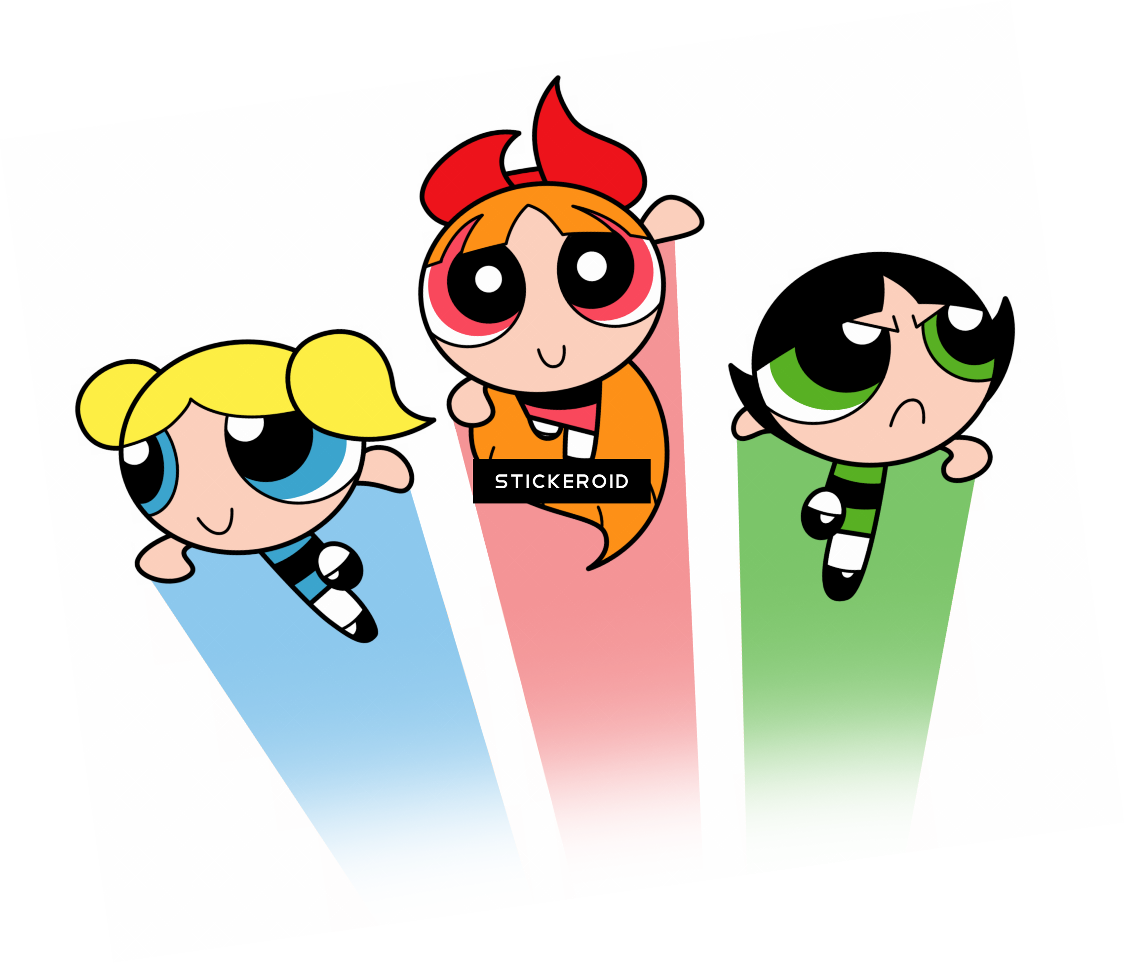 Aesthetic Bubbles Powerpuff Girls Transparent , Png - Powerpuff Girls Free Vector Clipart (2277x1951), Png Download