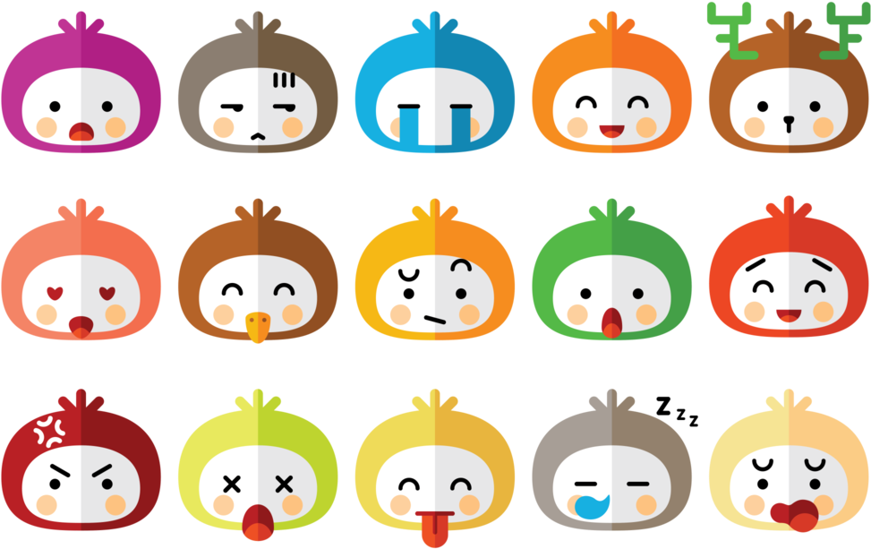 Cute Faces Art Clipart (1136x936), Png Download