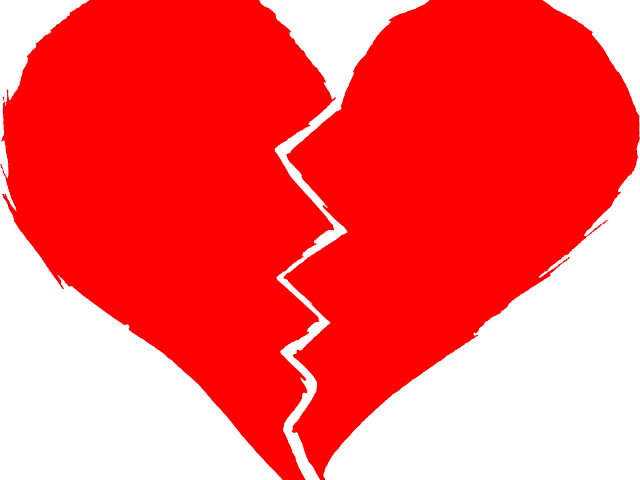 לב עם רקע לבן Clipart (640x480), Png Download