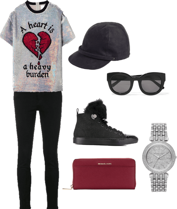 Broken Heart Outfit - Broken Heart Outfits Clipart (592x699), Png Download