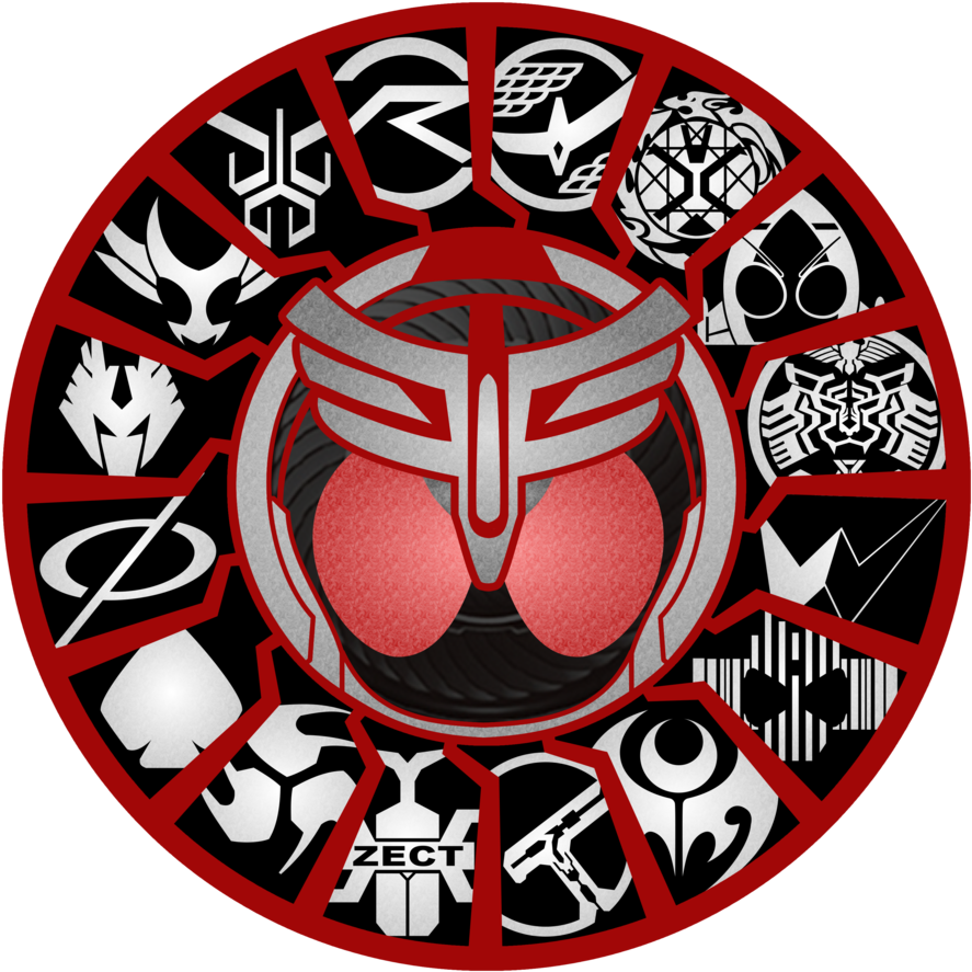 Kamen Rider Ghost Heisei By Markolios - Fanfic Kamen Rider X Senran Kagura Clipart (887x887), Png Download