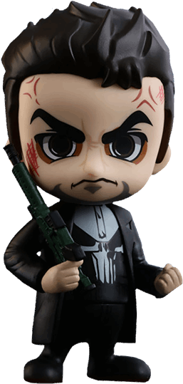Statues And Figurines - Punisher Cosbaby Clipart (600x600), Png Download