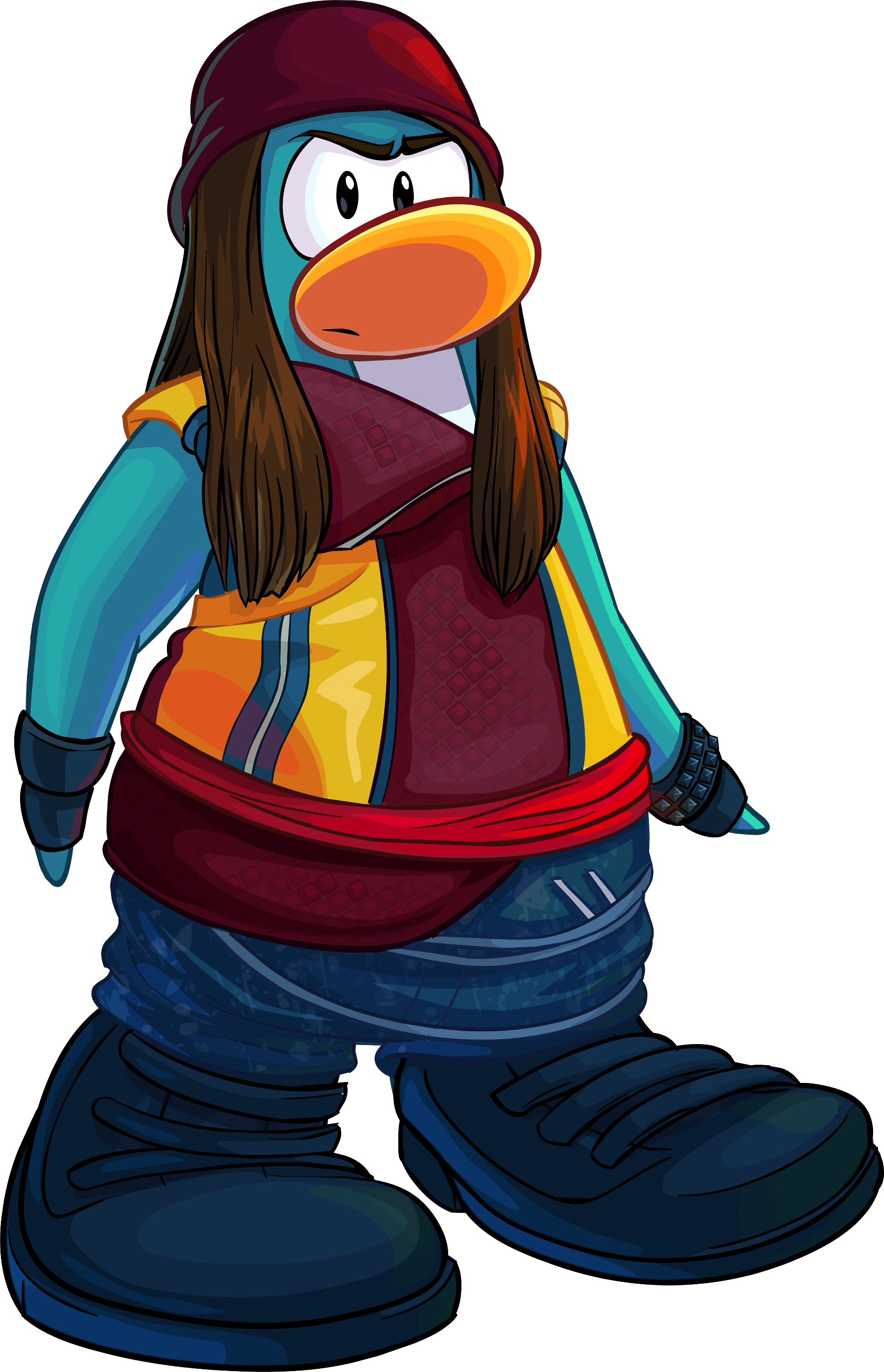 Descendants Party Jay - Club Penguin Descendants Party Clipart (1933x3000), Png Download