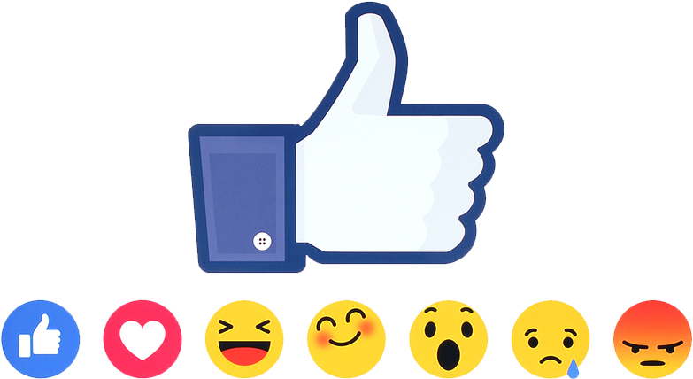 Facebook Like Icon Png 289174 Clipart (819x453), Png Download