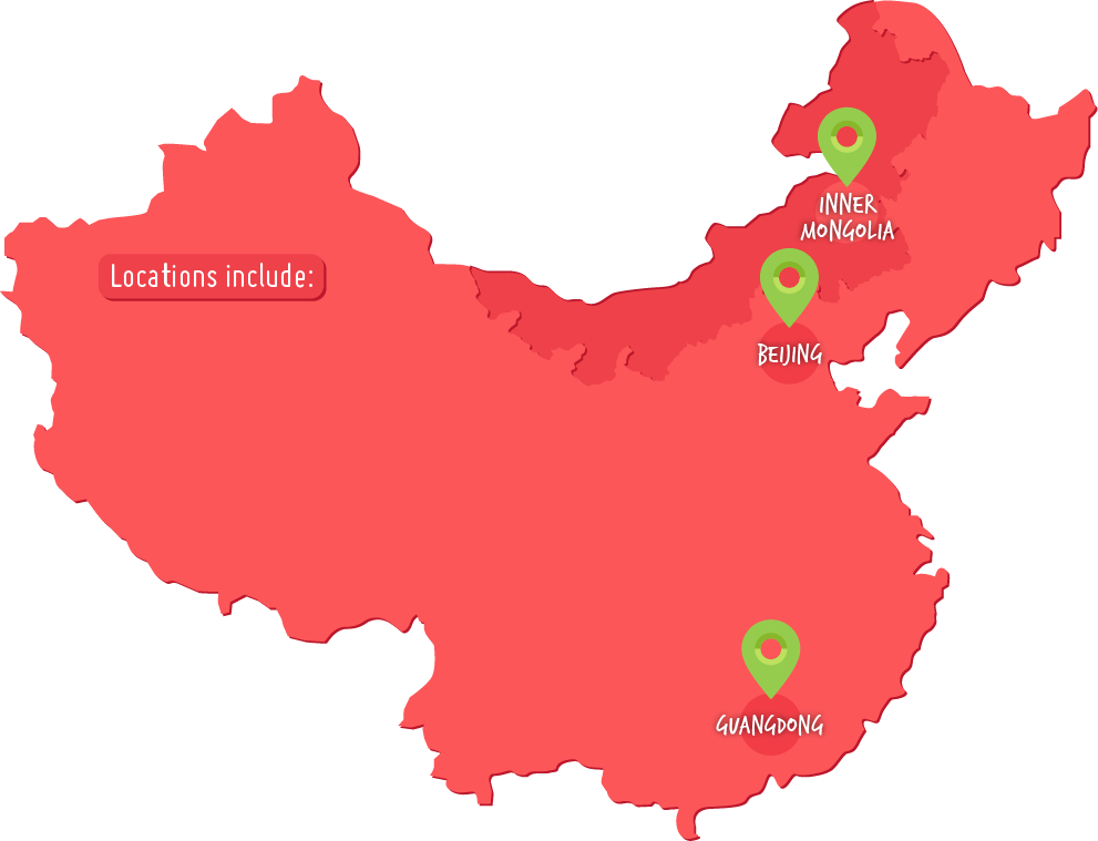 China, Teach In China, China Premier Tefl Internship, - China Flag And Map Clipart (991x759), Png Download