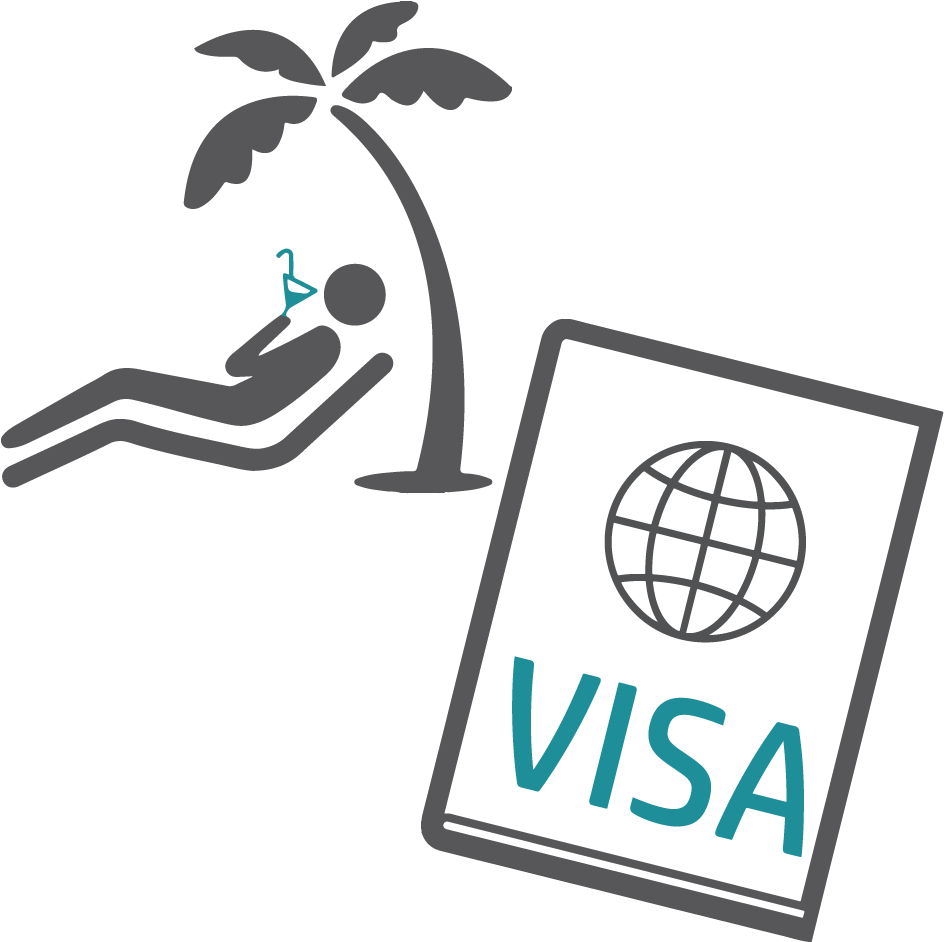 Tourist Visa Clipart (1000x1000), Png Download