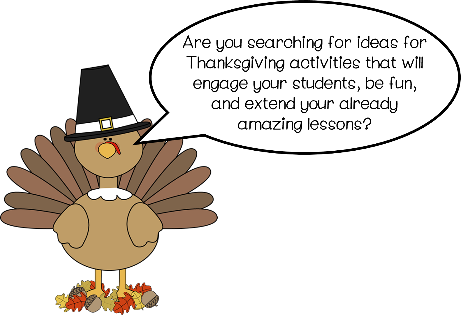 Thanksgiving Activities - Thanksgiving Turkeys Clipart - Png Download (1582x1081), Png Download
