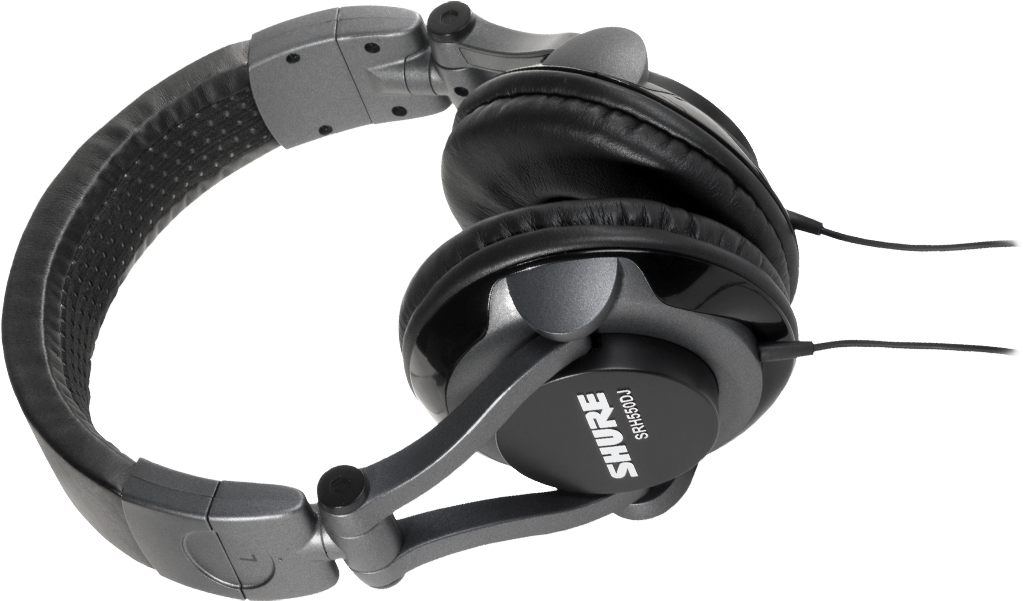 Illustration Shure Srh550dj Professional Quality Dj - Headphones Clipart (1700x600), Png Download