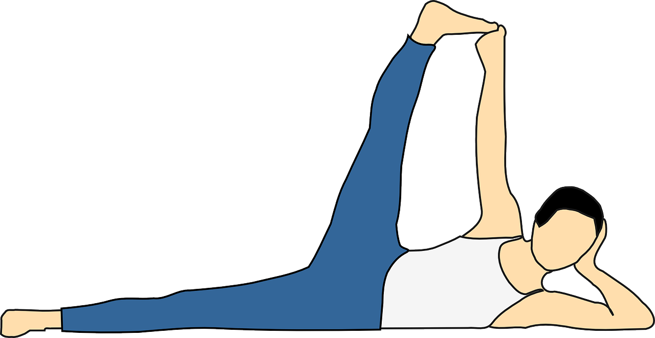 Yoga Exercise Exercising Body Png Image - Anantasana Yoga Clipart (1280x660), Png Download