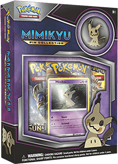 Trading Cards - Mimikyu Pin Collection Clipart (600x600), Png Download
