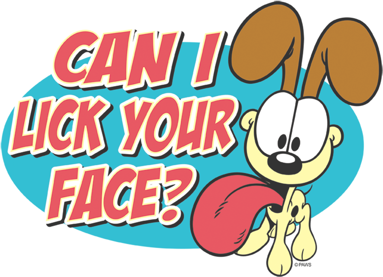 Garfield Question Pullover Hoodie Clipart (777x562), Png Download