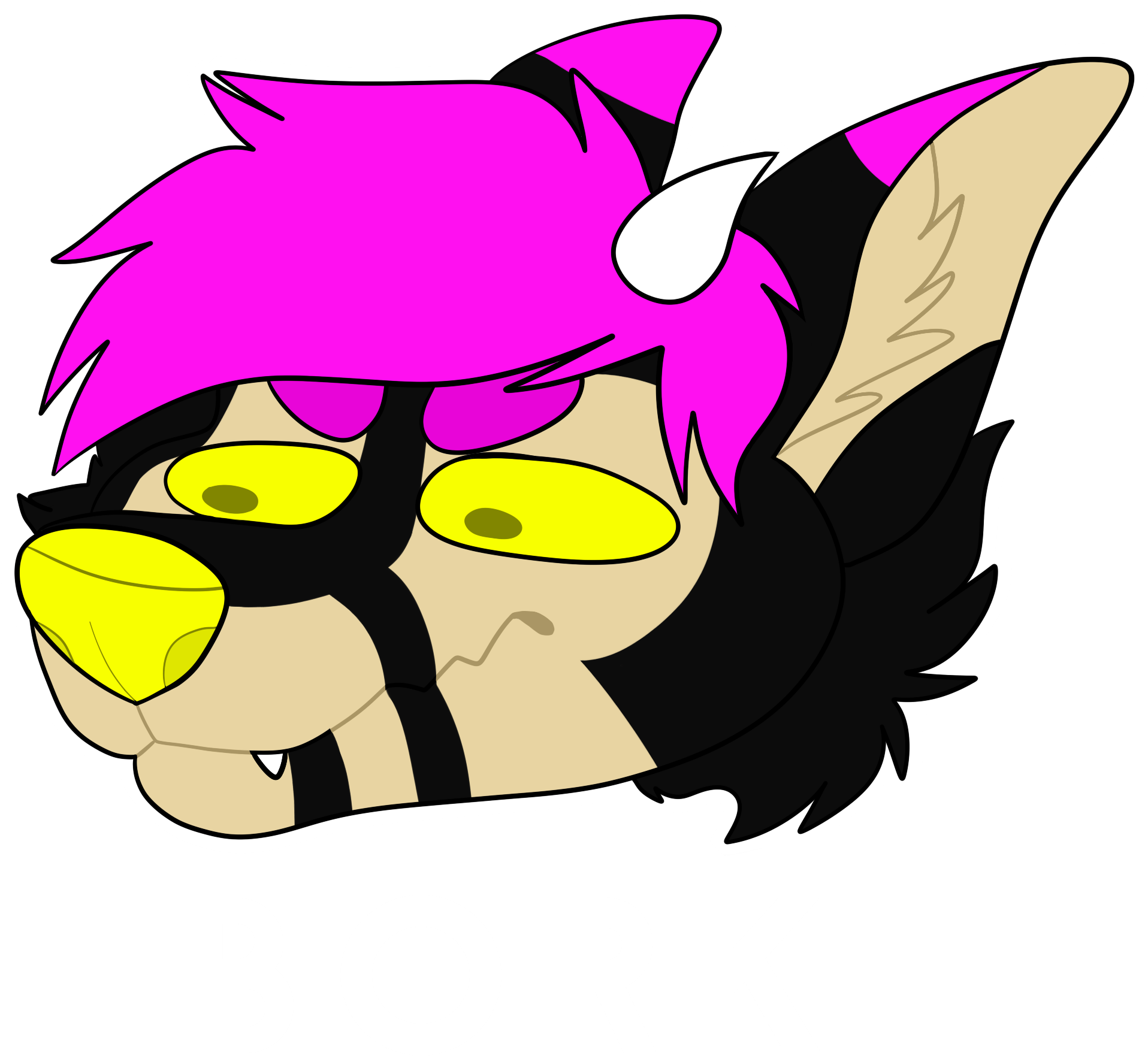 Bork Derp Rainy - Cartoon Clipart (1975x1911), Png Download