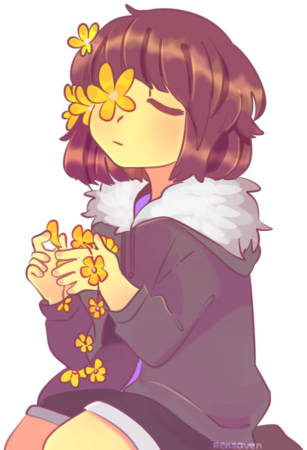 Frisk Undertale Pinterest - Flowerfell Frisk Clipart (807x989), Png Download