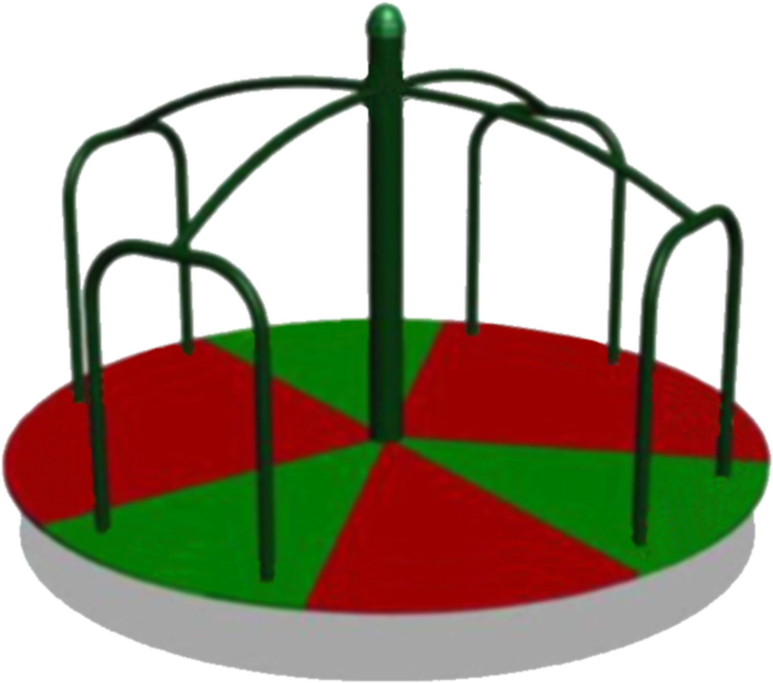 Kids On Playground Clipart Black And White Free - Playground Merry Go Round Clipart - Png Download (1746x1430), Png Download