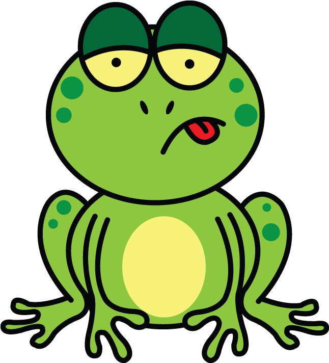 Drawn Toad Rainforest Frog - Drawing Clipart (720x1280), Png Download