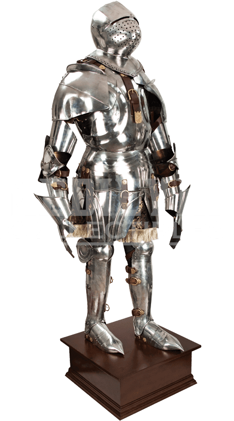 Gothic Suit Of Armor - Plate Armour Clipart (462x832), Png Download