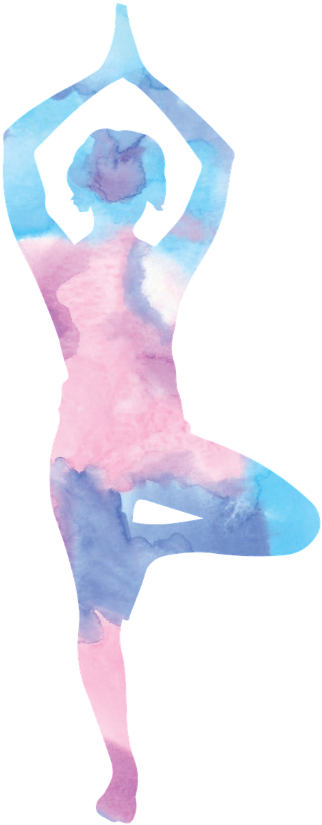 Yoga Yoga Pose Pose Body Png Image - Yoga Watercolor Png Clipart (1280x1280), Png Download