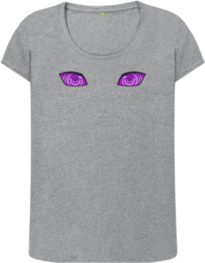 Rinnegan Eyes Naruto Women - Forest School T Shirt Clipart (640x674), Png Download