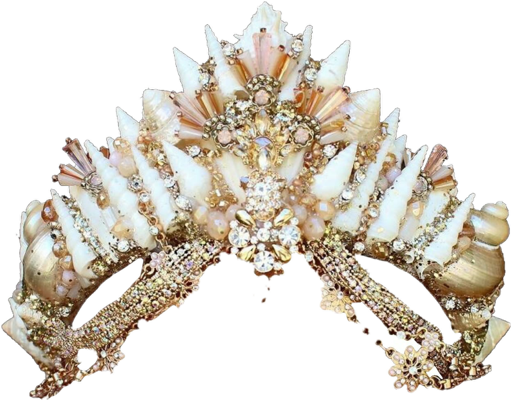 #coroa #sereia - Mermaid Crown Png Clipart (1024x801), Png Download