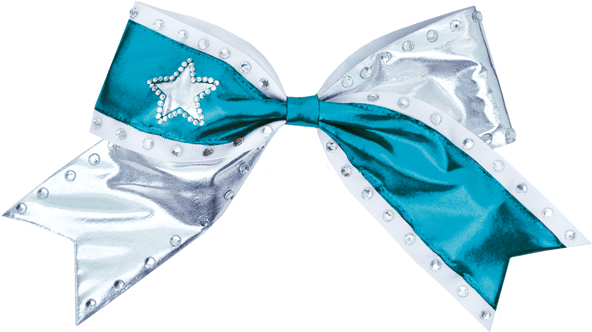 Chassé Jumbo Star Metallic Rhinestone Hair Bow , Png - Animal Clipart (1169x657), Png Download