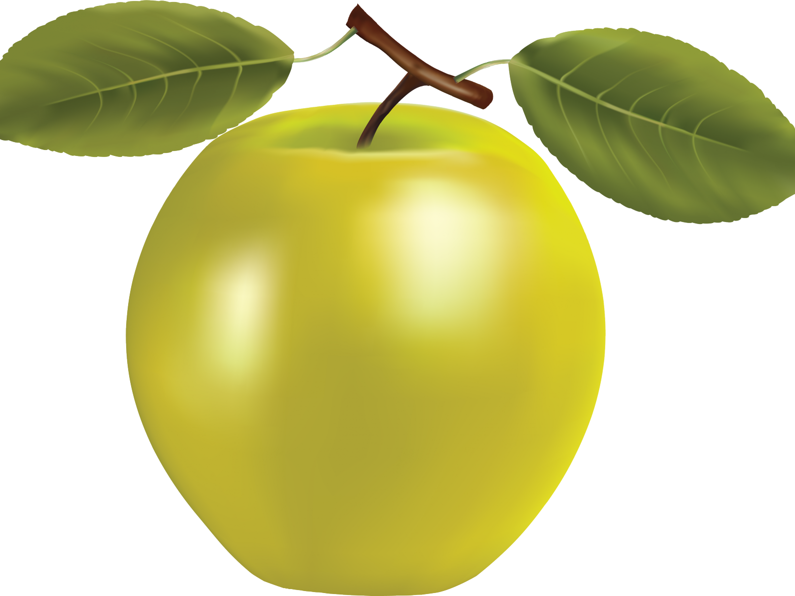 Fruit Icons 3d Clipart (1600x1200), Png Download