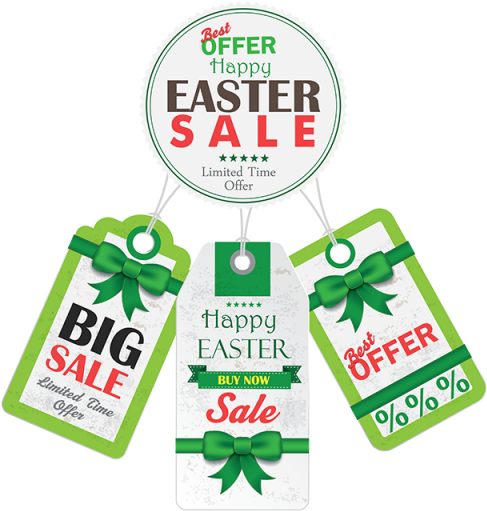 Easter Day Sale Png - Sticker Clipart (640x640), Png Download