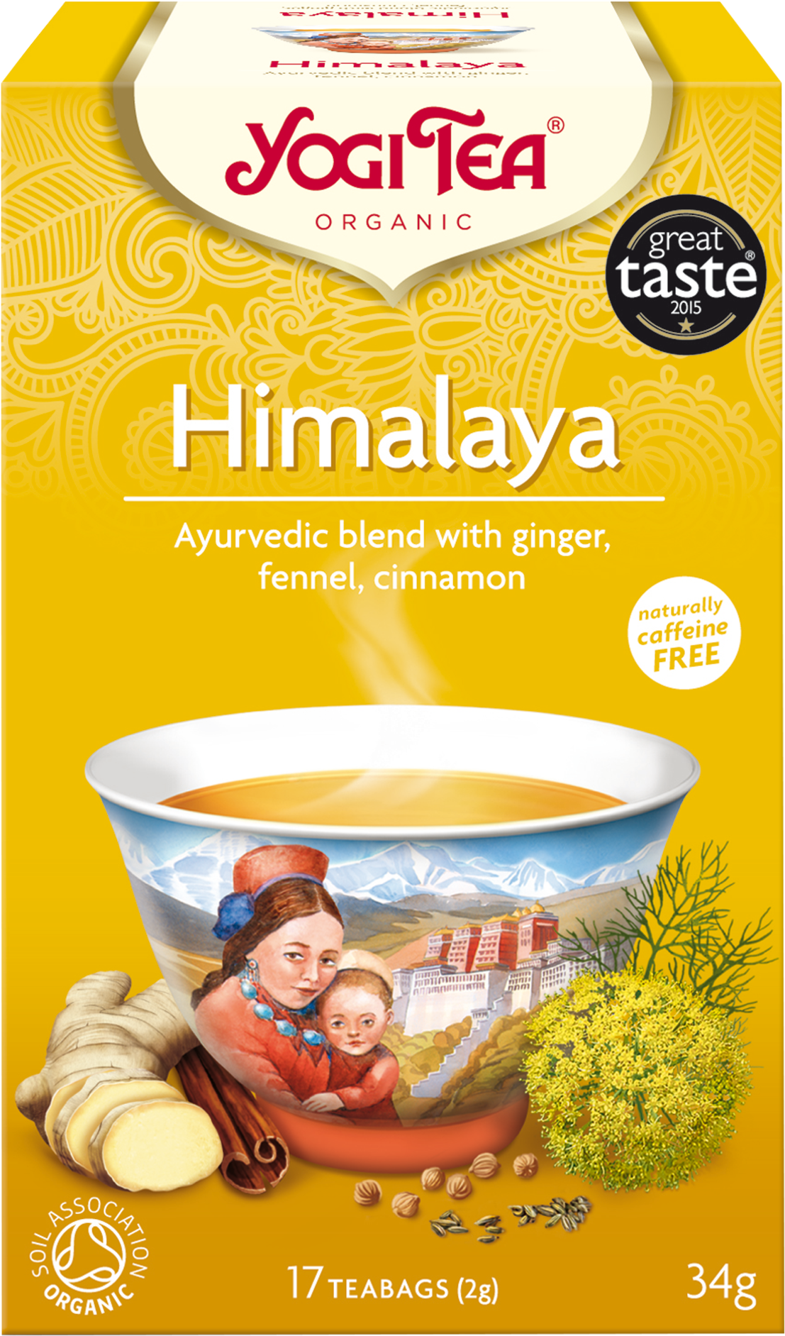 Like - Turmeric Chai - Yogi Tea Himalaya Clipart (1400x2100), Png Download