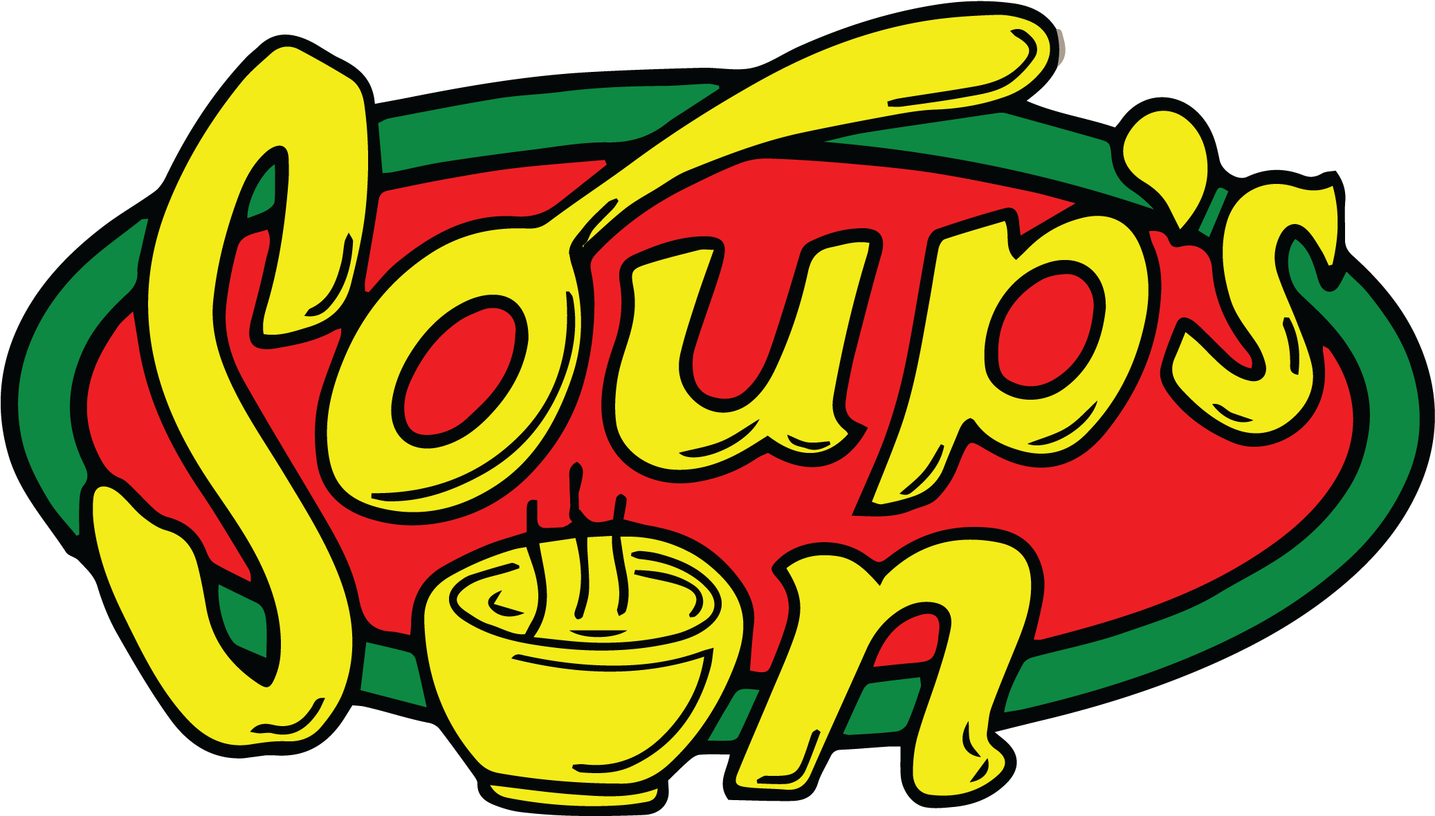 Soup's On Clipart (2339x2342), Png Download