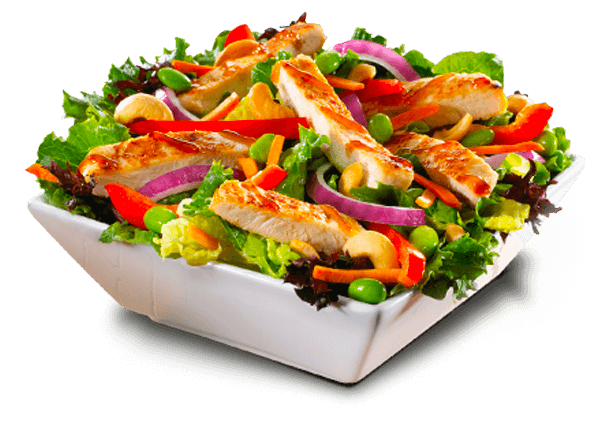 Salade-poulet - Sałatka Kurczak Premium Mcdonald's Clipart (700x500), Png Download
