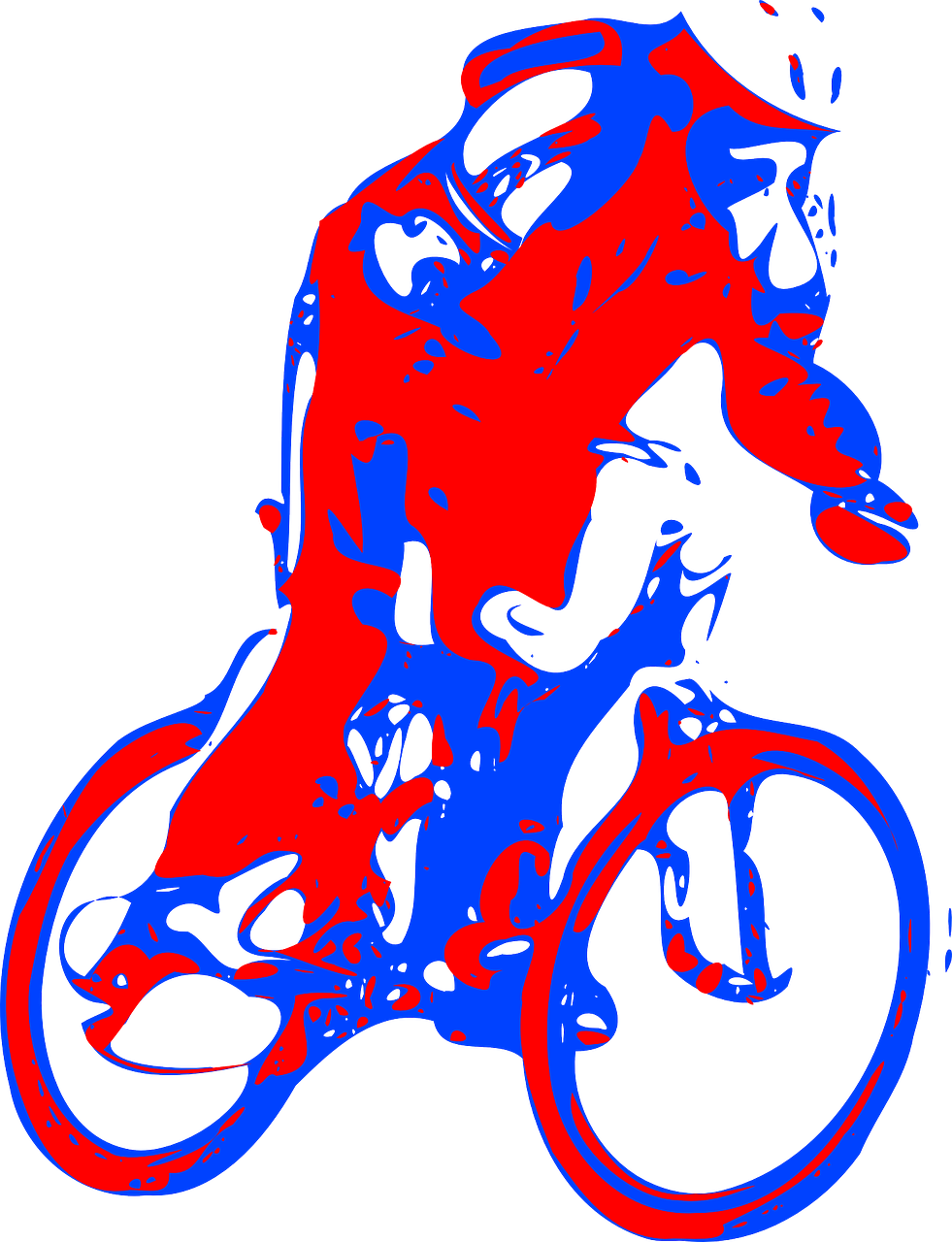 Bicyclist Bicycle Bike Cyclist Png Image Clipart (981x1280), Png Download