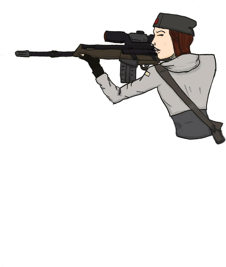 Assault Rifle Clipart (879x1040), Png Download